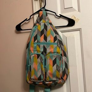 Over the shoulder backpack